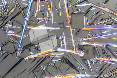 Image of soda lye microcrystals