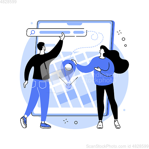 Image of Local SEO abstract concept vector illustration.