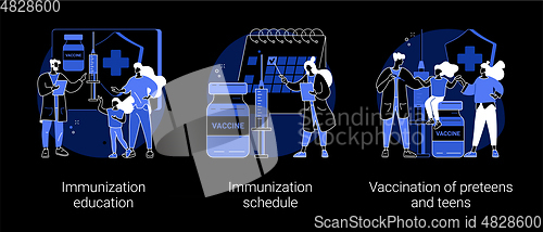 Image of Public health program abstract concept vector illustrations.