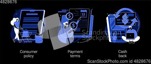 Image of Customer loyalty abstract concept vector illustrations.