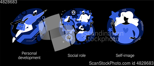 Image of Human capital abstract concept vector illustrations.