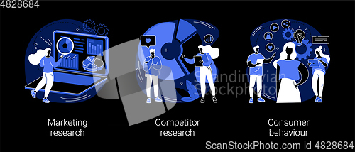 Image of Targeting strategy abstract concept vector illustrations.