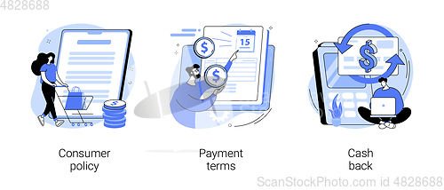 Image of Customer loyalty abstract concept vector illustrations.