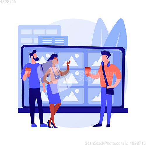 Image of Millennials abstract concept vector illustration.