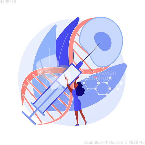 Image of Artificial reproduction abstract concept vector illustration.
