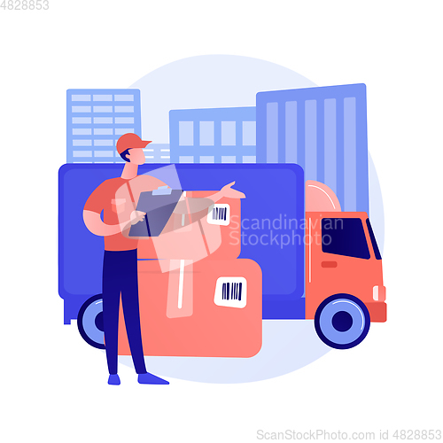 Image of Regional transport abstract concept vector illustration.