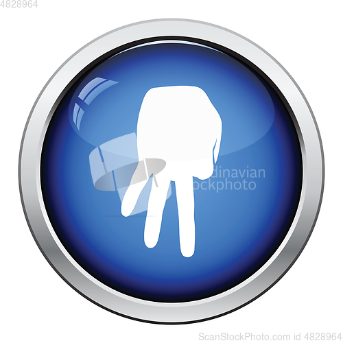 Image of Baseball catcher gesture icon