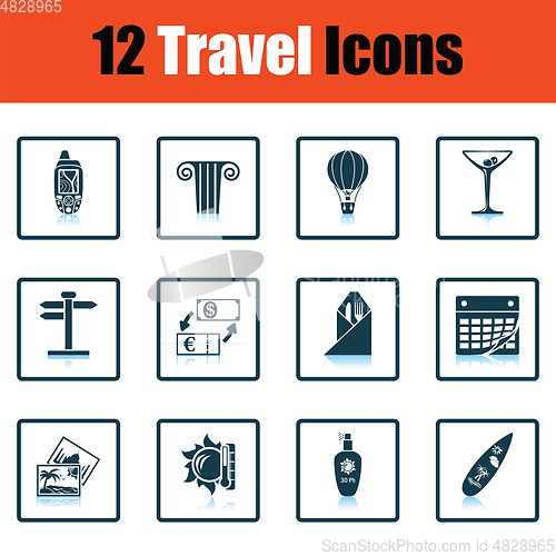 Image of Travel icon set