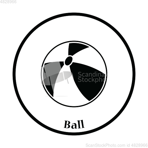 Image of Baby rubber ball icon