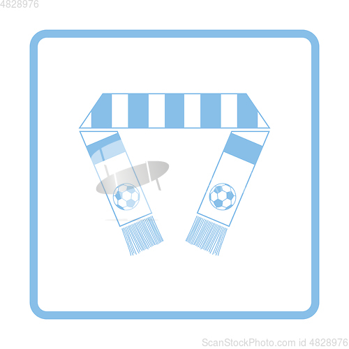 Image of Football fans scarf icon