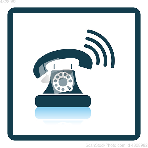 Image of Old telephone icon