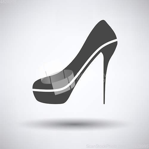 Image of Sexy high heel shoe icon