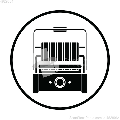 Image of Kitchen electric grill icon