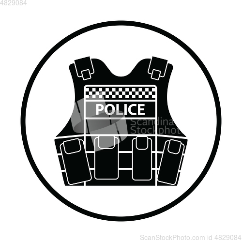 Image of Police vest icon