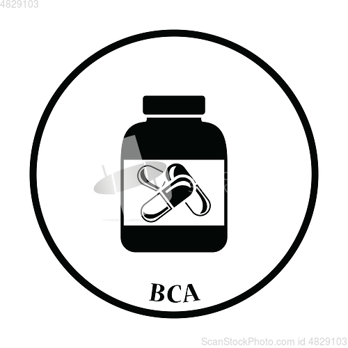 Image of Icon of Fitness pills in container 