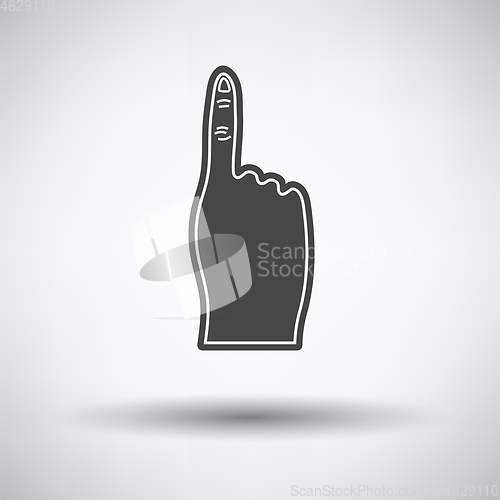 Image of Fans foam finger icon