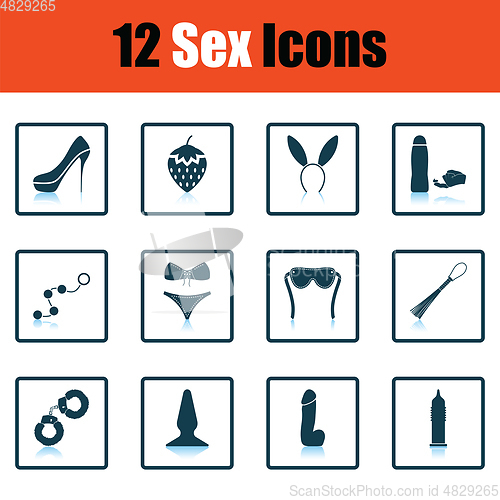 Image of Set of sex icons