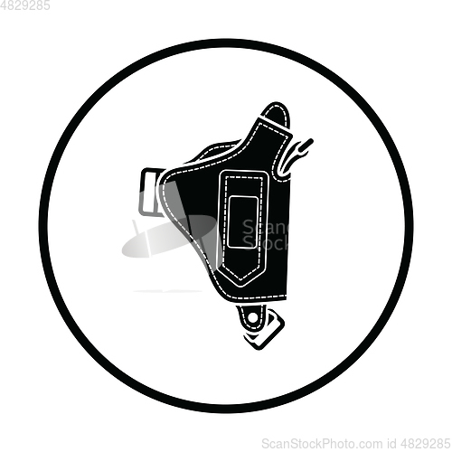 Image of Police holster gun icon