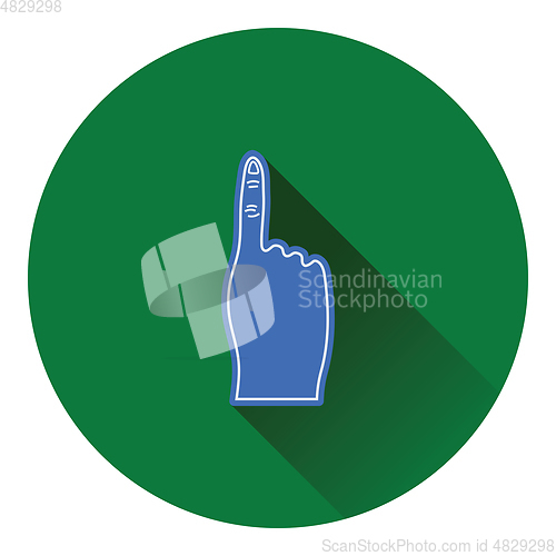 Image of Fans foam finger icon