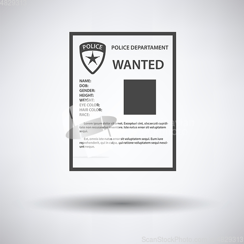 Image of Wanted poster icon 