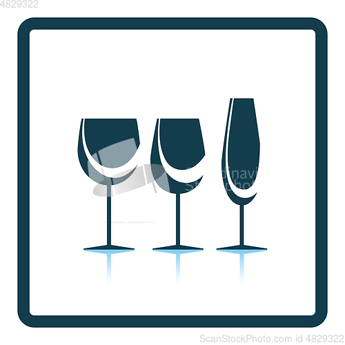 Image of Glasses set icon
