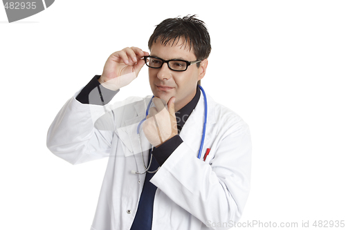 Image of Thinking doctor