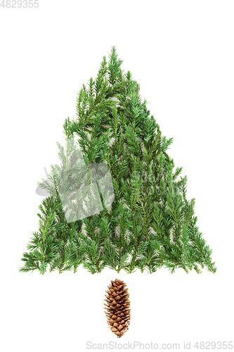 Image of Abstract Eco Friendly Christmas Tree 