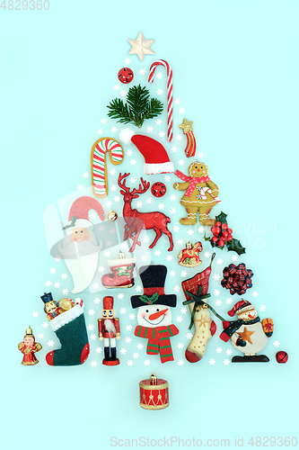 Image of Fantasy Christmas Tree Shape Design 