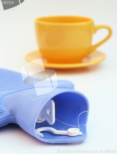 Image of Cup and hot water bottle