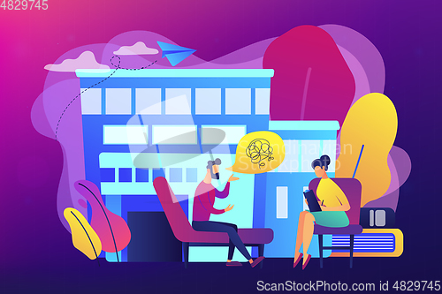 Image of Psychologist service concept vector illustration.