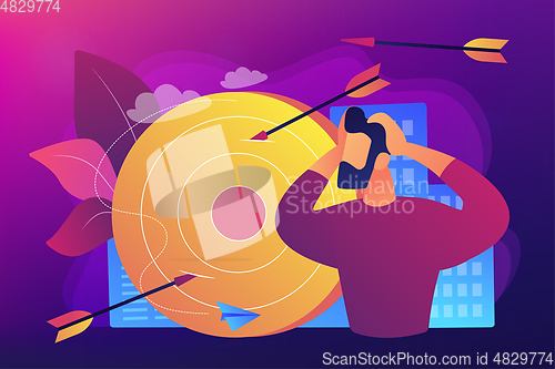 Image of Frustration concept vector illustration