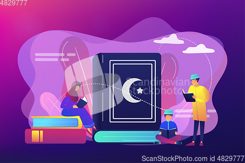 Image of Islam concept vector illustration.
