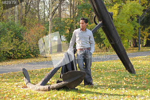 Image of Man in park