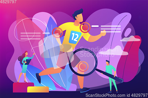 Image of Sports medicine concept vector illustration.