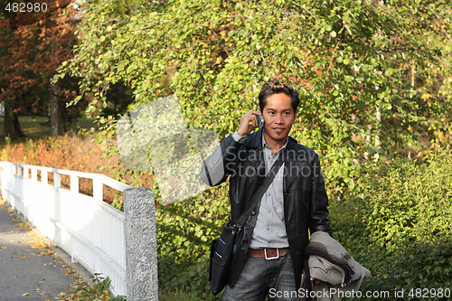 Image of Man in park