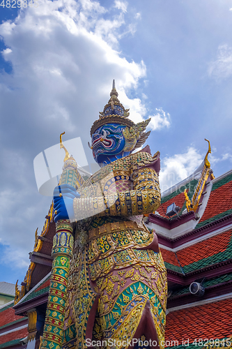 Image of Yaksha statue, Grand Palace, Bangkok, Thailand