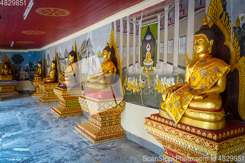 Image of Buddha statue, Wat Doi Suthep temple, Chiang Mai, Thailand