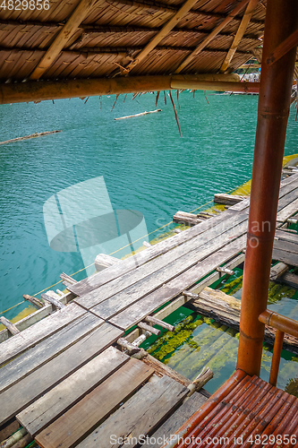 Image of Floating bungalow in Cheow Lan Lake, Khao Sok, Thailand