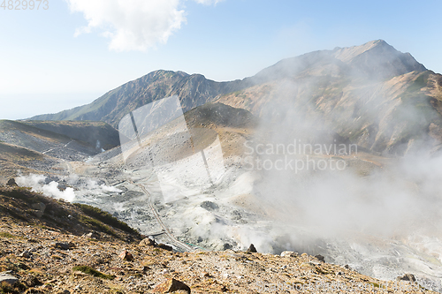 Image of Hot springs in Tateyama of Japan