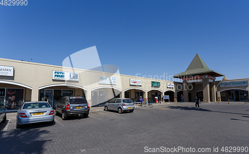 Image of street in Swakopmund city, Namibia