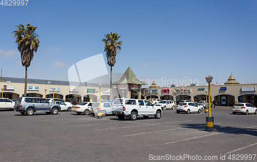 Image of street in Swakopmund city, Namibia