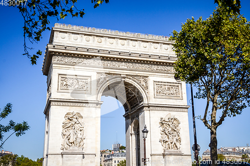 Image of Arc de Triomphe, Paris, France