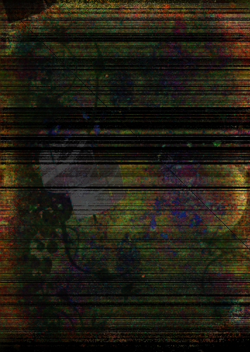 Image of mottled old floral