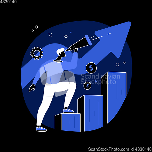 Image of Career advice abstract concept vector illustration.