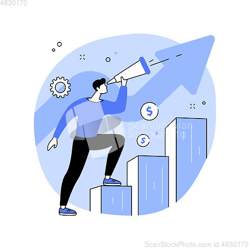 Image of Career advice abstract concept vector illustration.