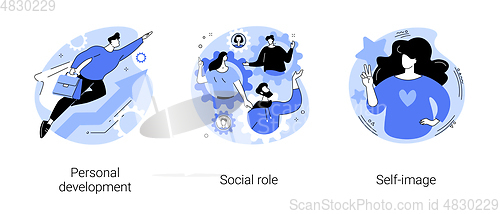 Image of Human capital abstract concept vector illustrations.