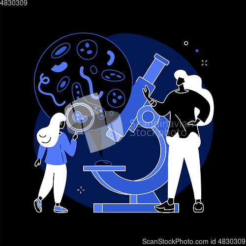 Image of Science camp abstract concept vector illustration.