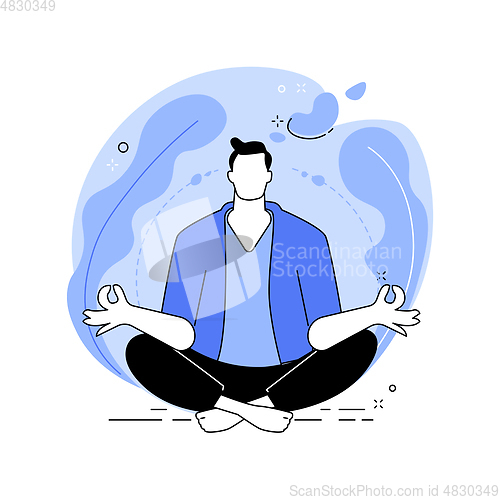 Image of Mindfulness abstract concept vector illustration.