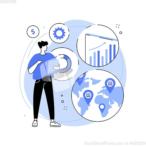 Image of Business opportunity abstract concept vector illustration.