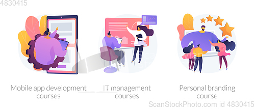 Image of Professional development vector concept metaphors